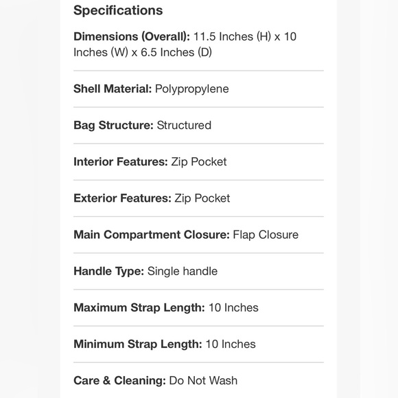 New! Rounded Structured mini handbag by Alani Noelle. - Picture 8 of 8